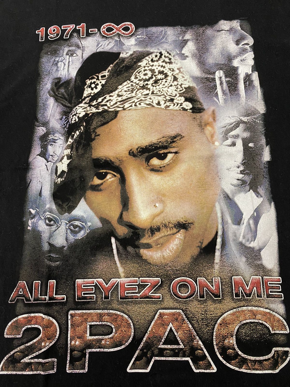 Band Tees × Rap Tees × Vintage 2Pac all eyez on me t-shirt Size US L / EU 52-54 / 3 - 2 Thumbnail