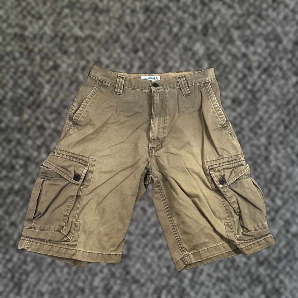 Vintage VINTAGE Canyon River Blues Shorts Mens Cargo 30 Tan Light Wash Denim Belted Pockets 11in Inseam Summer 30 Mens Size US 30 / EU 46 - 1 Thumbnail