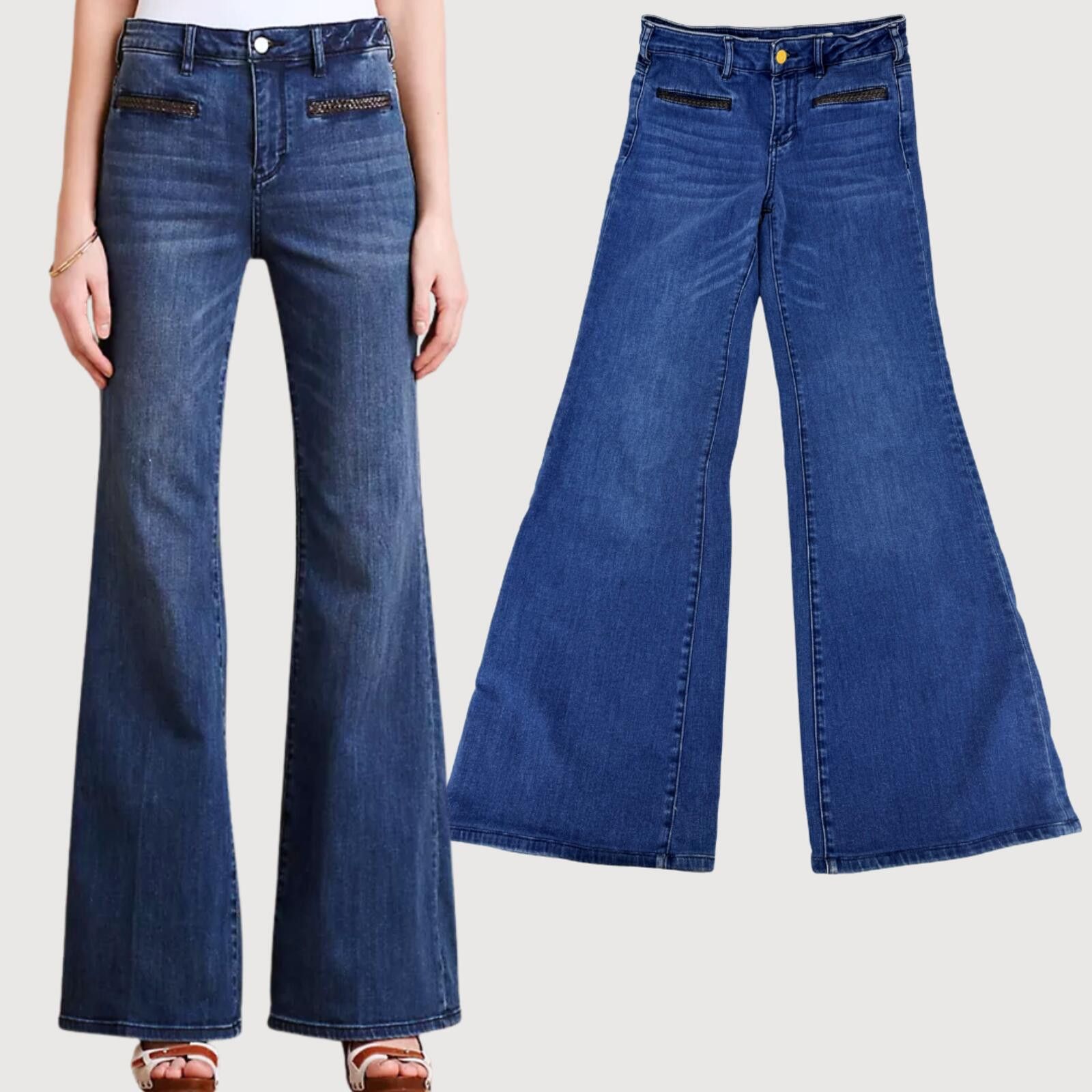 Other Anthropologie Pilcro Stet Flare Jeans 26 Size 26" / US 2 / IT 38 - 1 Thumbnail