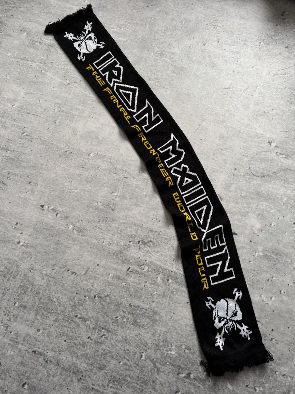 Iron Maiden × Vintage Iron Maiden two sided scarf Rock tour Size ONE SIZE - 2 Thumbnail
