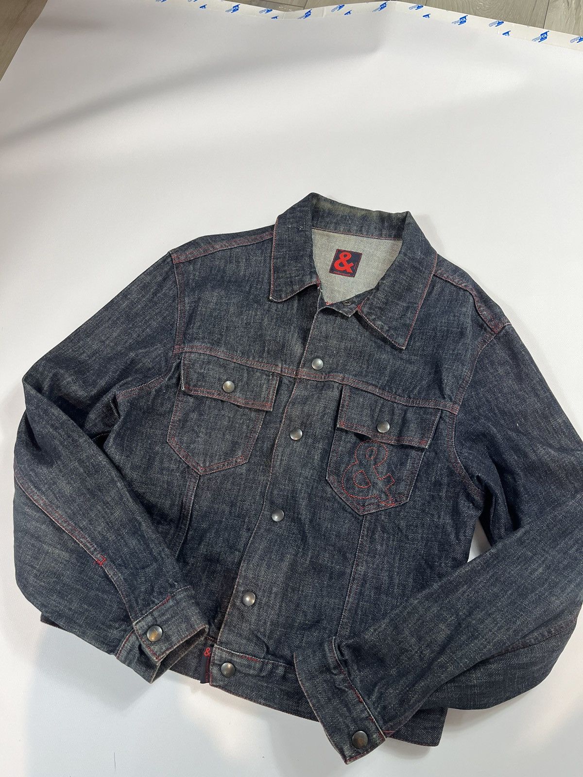 Dolce & Gabbana × Vintage Vintage Dolce Gabbana denim jacket raw made in Italy Size XL / US 12-14 / IT 48-50 - 4 Thumbnail