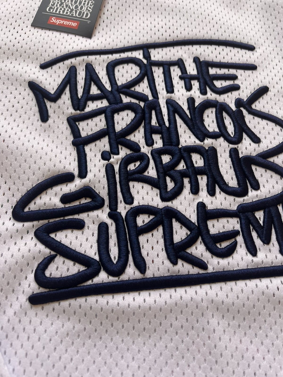 Marithe + Francois Girbaud L Supreme Marithé Francois Girbaud hockey jersey white blue Size US L / EU 52-54 / 3 - 6 Thumbnail