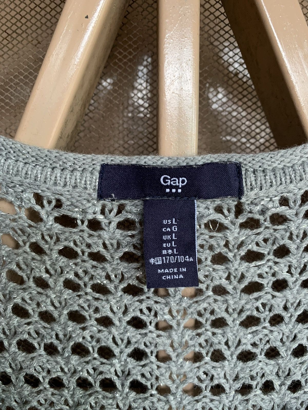 Gap Gap Knit Open Grunge Long Sleeve Size US L / EU 52-54 / 3 - 4 Thumbnail