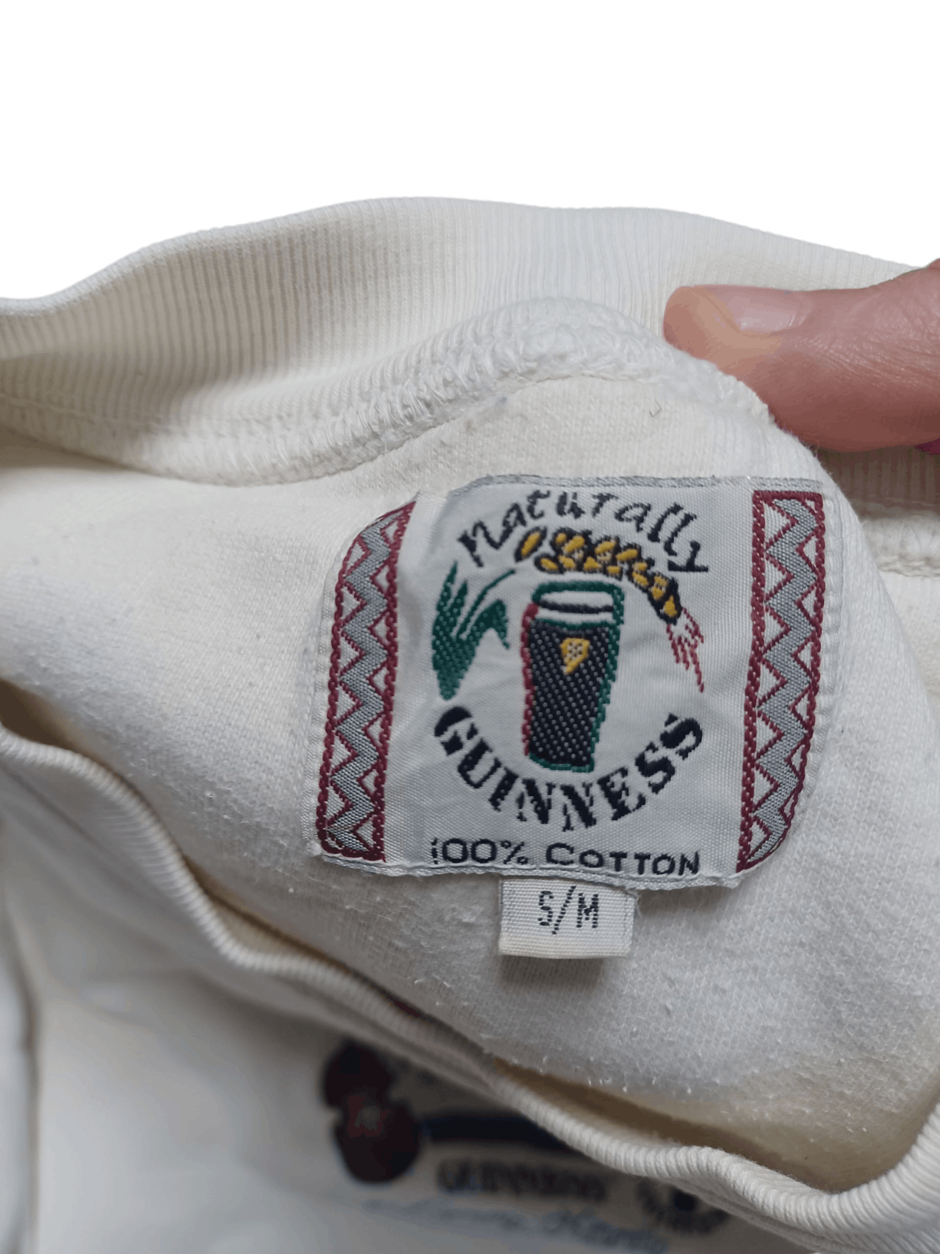 Other GUINNESS VINTAGE BIGLOGO EMBROIDERED BOXY SWEATSHIRT Size US M / EU 48-50 / 2 - 5 Thumbnail