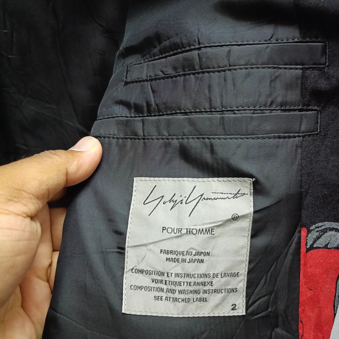 Vintage × Yohji Yamamoto Fall 2014 Yohji Yamamoto Skull Blazer Size 38R - 16 Thumbnail