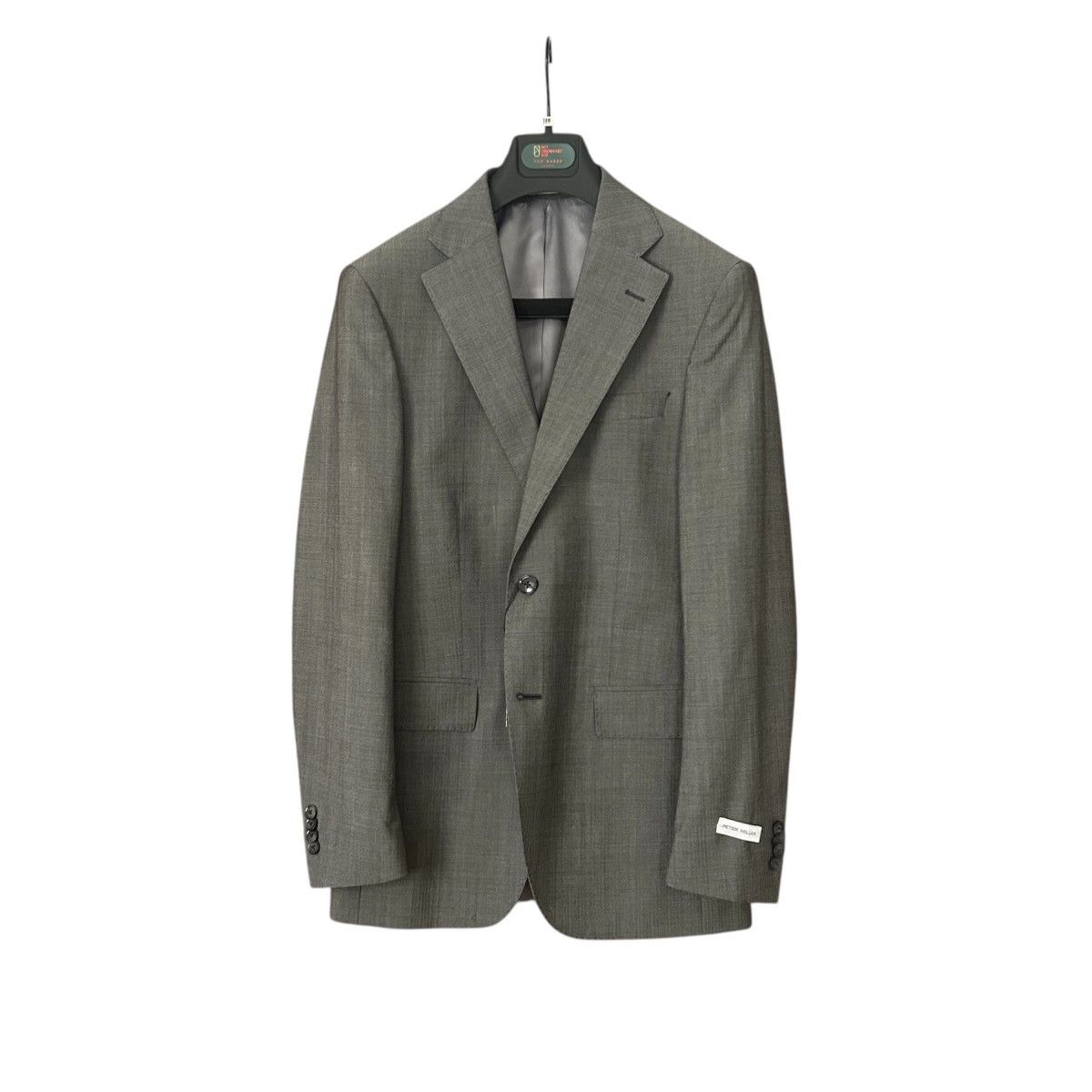 Peter Millar New Peter Millar Flynn Classic Fit Gray Wool Suit Size 38R Size 38R - 2 Thumbnail