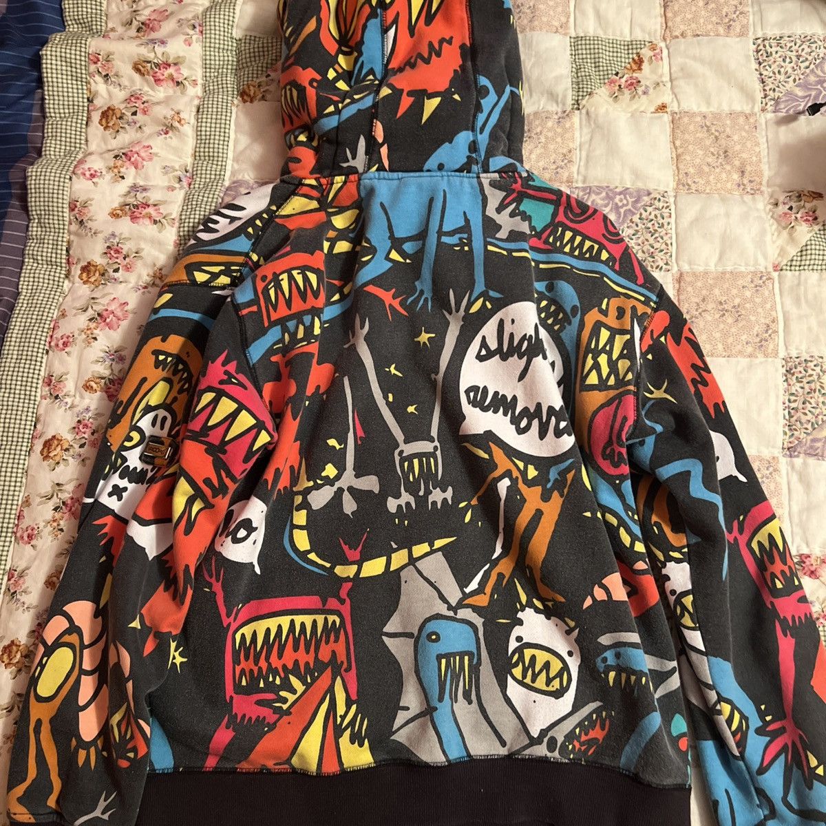 Volcom [RARE] Volcom x Ryan Sheckler Monster Hoodie w/ Mask Size US M / EU 48-50 / 2 - 2 Thumbnail