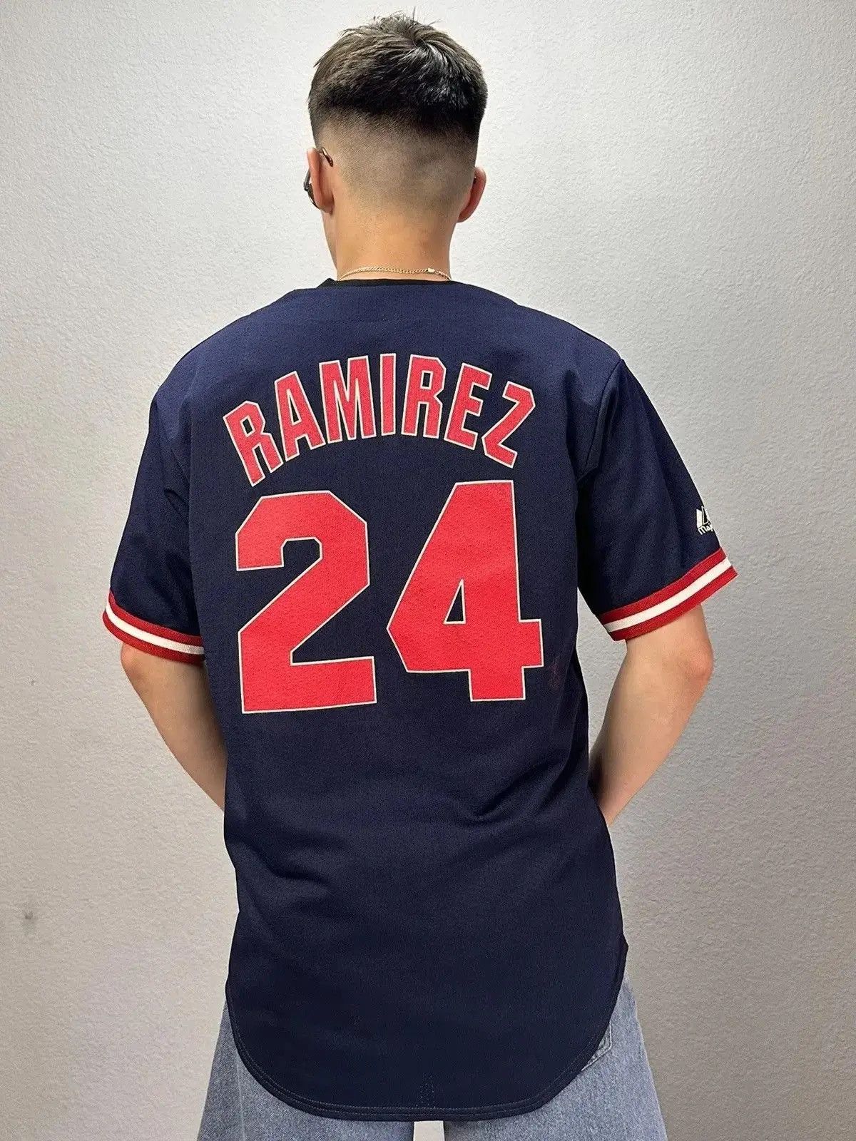 Vintage Vintage Majestik Boston Red Sox Ramirez 24 Red Jersey Tee Size US M / EU 48-50 / 2 - 1 Thumbnail