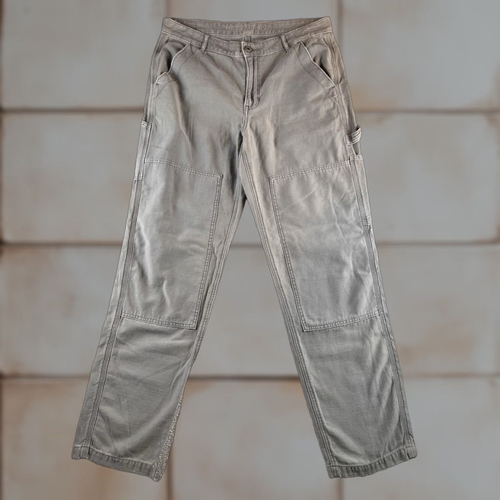 American Eagle Outfitters VINTAGE American Eagle Outfitters 90s Straight Carpenter Pants Womens 12 Gray NWT 9 Size 34" / US 12 / IT 48 - 1 Thumbnail