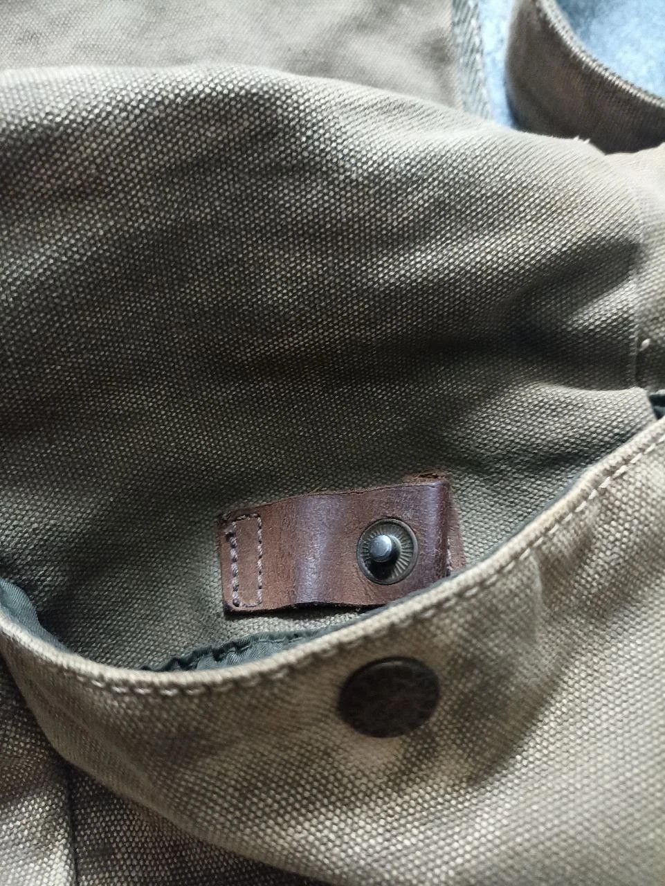 Diesel DIESEL 90S ARCHIVE MILITARY DISTRESSED COTTON BAG Khaki Used Size ONE SIZE - 13 Thumbnail