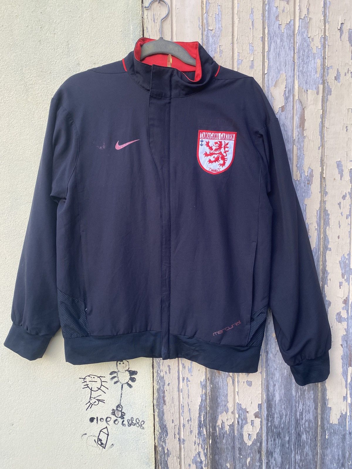 Nike × Vintage Vintage nike tamagawa gakuen windbreaker Size US S / EU 44-46 / 1 - 1 Thumbnail