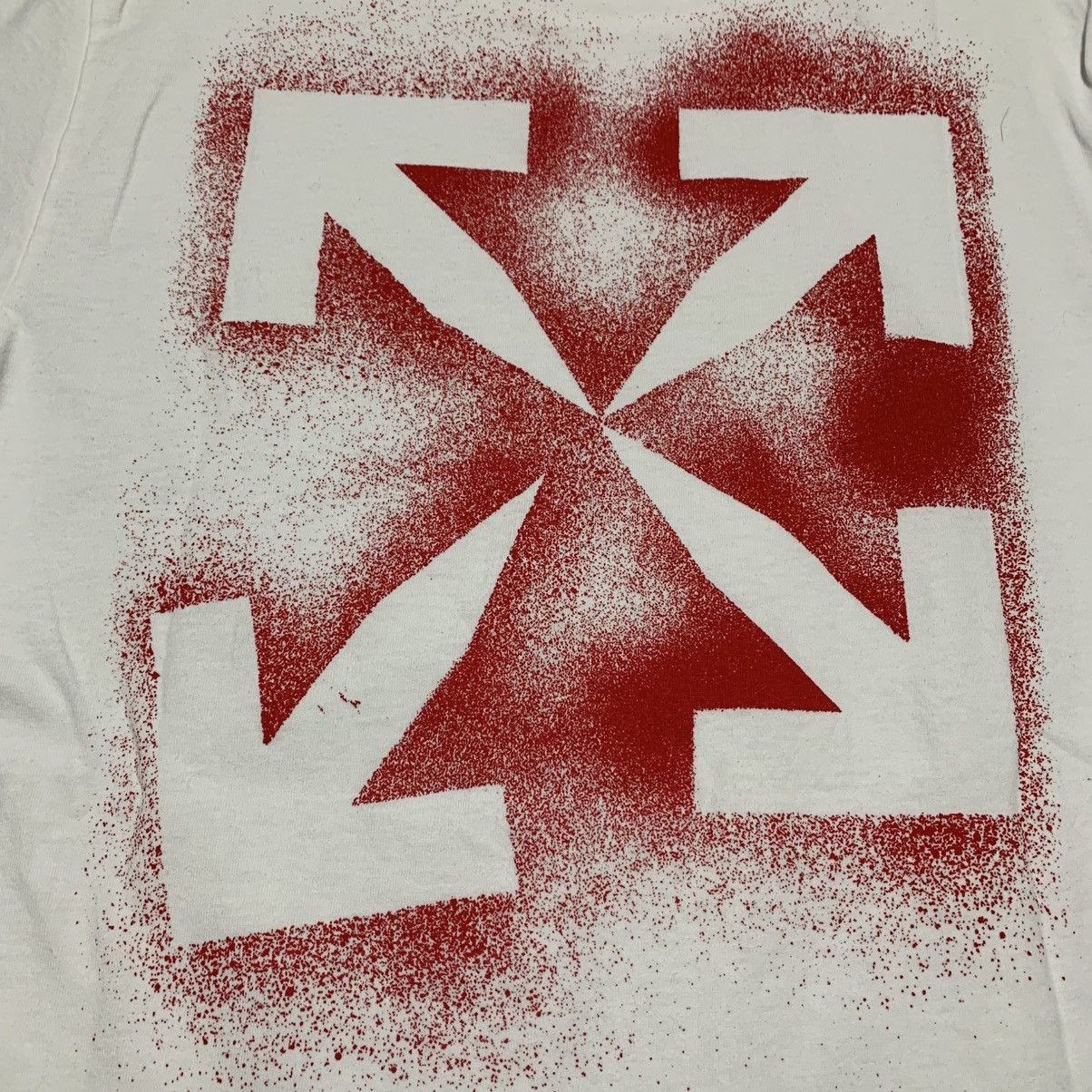 Off-White Off White Small Stencil Arrows White Tee Virgil Abloh Size US S / EU 44-46 / 1 - 3 Thumbnail