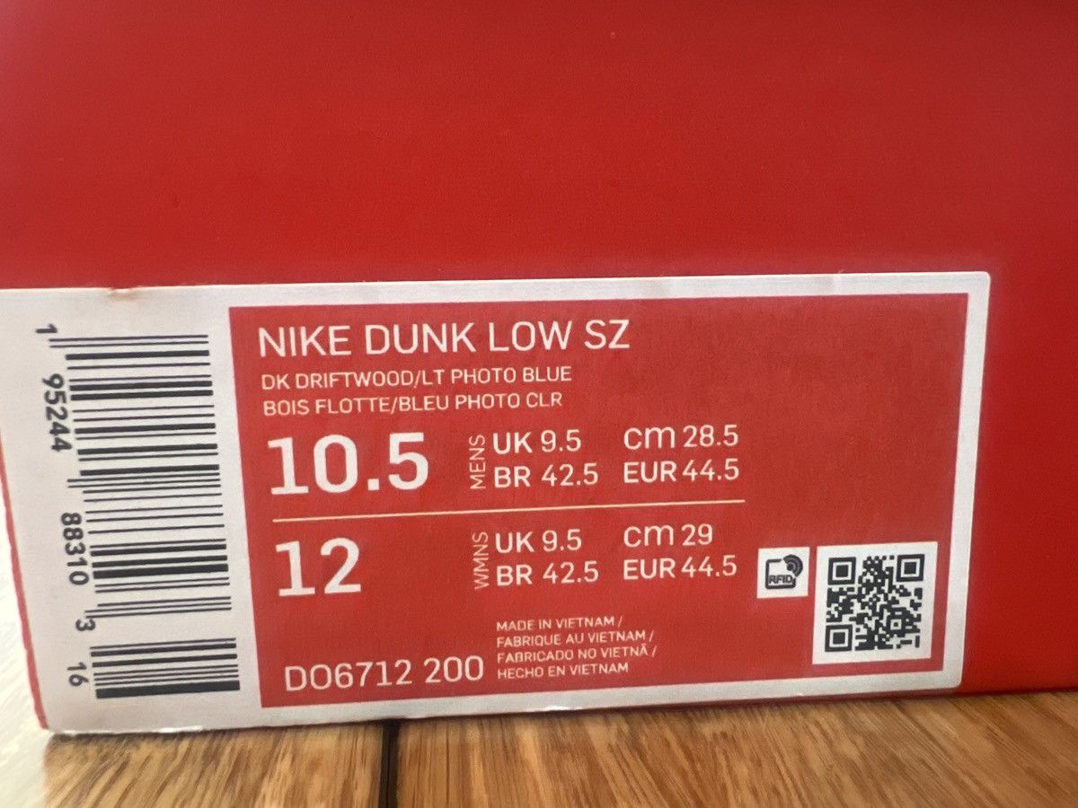 Nike Nike x Size? Dunk low Size US 10.5 / EU 43-44 - 6 Thumbnail