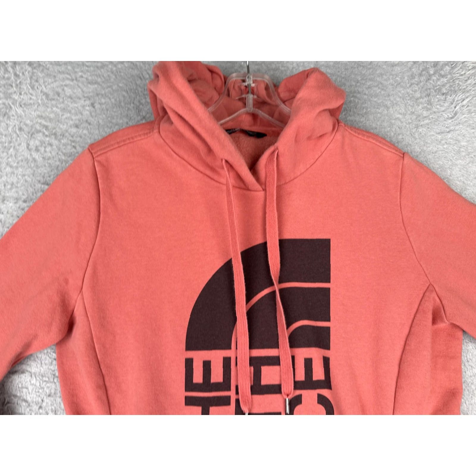 The North Face The North Face Hoodie Womens Large Pink Vertical Logo Fleece Sweatshirt Hike Size L / US 10 / IT 46 - 4 Thumbnail