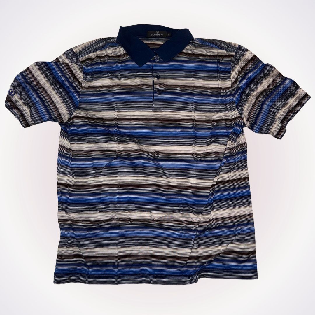 BUGATCHI Bugatchi Uomo Striped Polo | Sz L Size US L / EU 52-54 / 3 - 1 Thumbnail