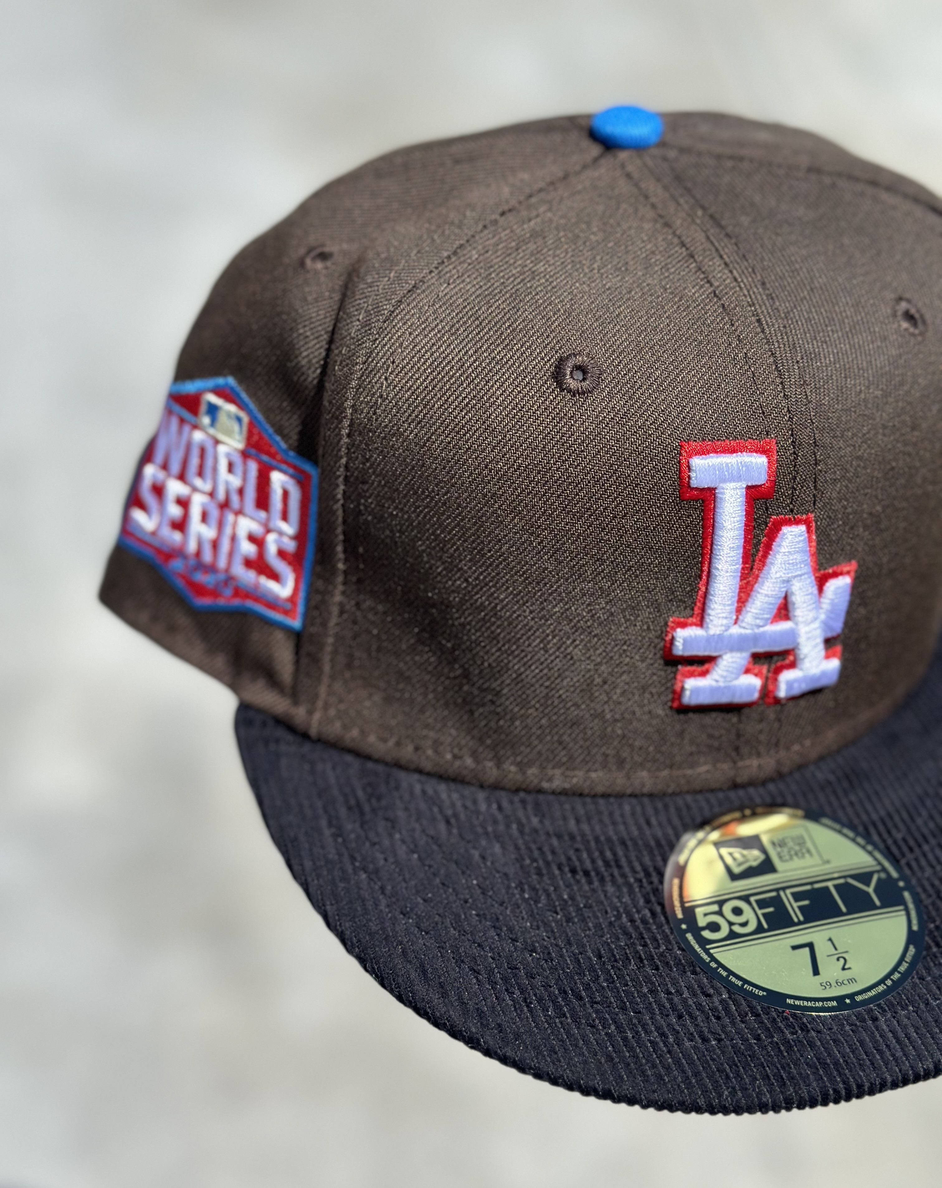 Hat Club 7 1/2 LA Dodgers 2020 World Series Patch Size ONE SIZE - 1 Thumbnail