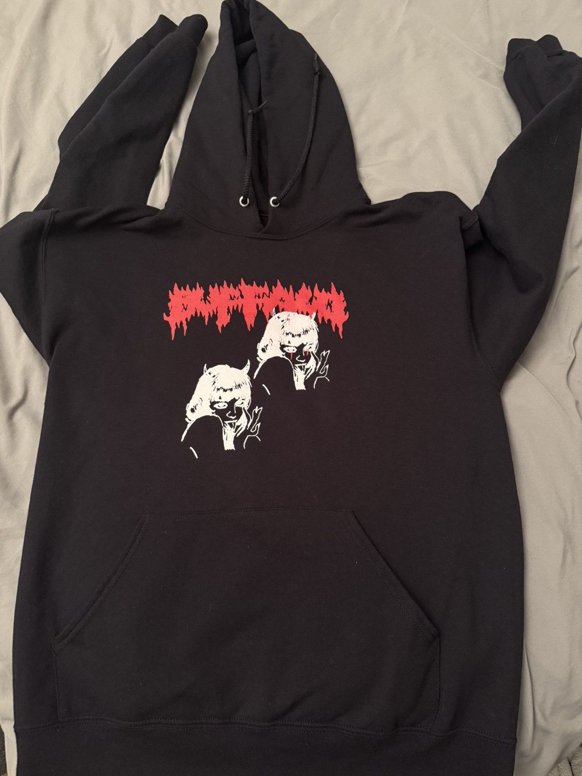 Other Black and Red “Buffalo” Streetwear Hoodie Size US M / EU 48-50 / 2 - 1 Thumbnail