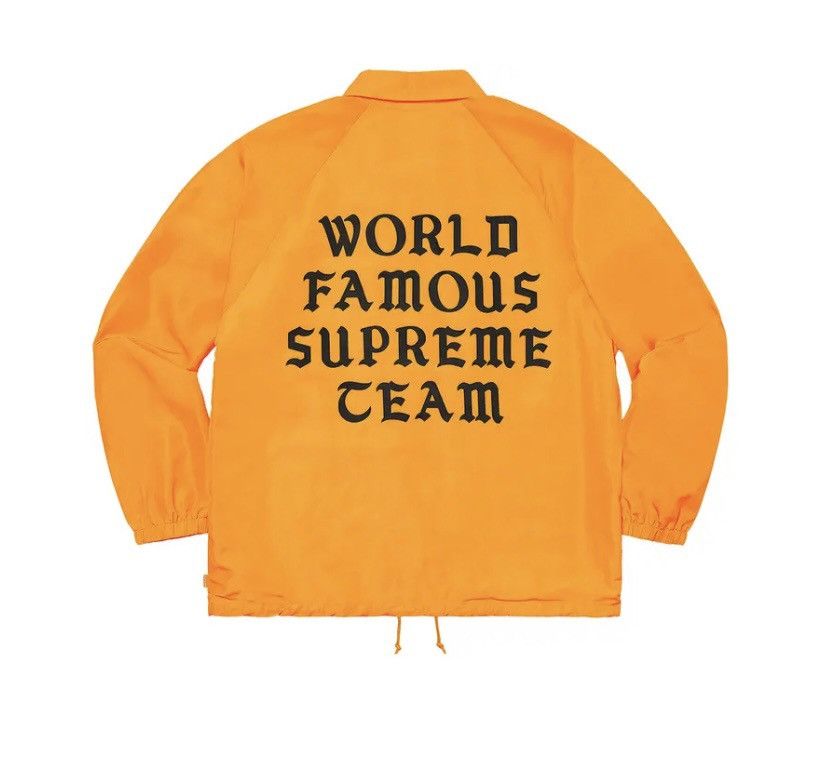 Supreme Supreme World Famous Coaches Jacket 'Light Orange Sz Large Size US L / EU 52-54 / 3 - 2 Thumbnail