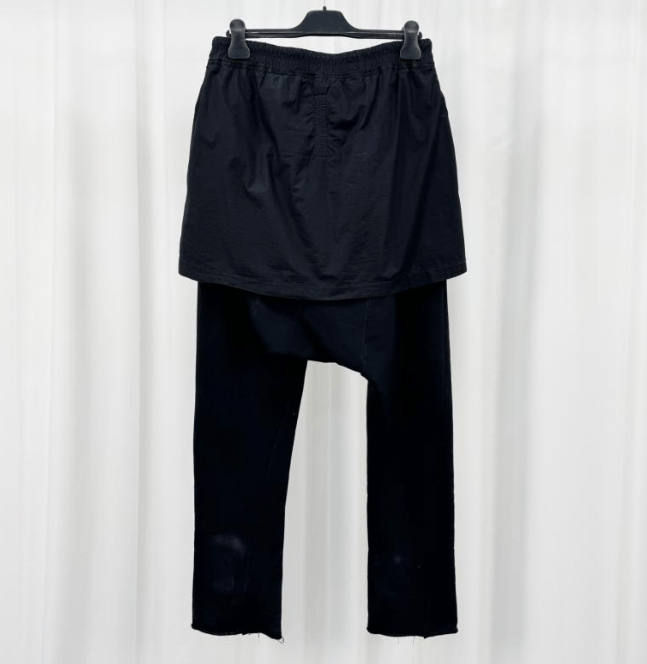 Rick Owens Rick Owens Layered Skirt Over Leggings Size US 26 / EU 42 - 2 Thumbnail
