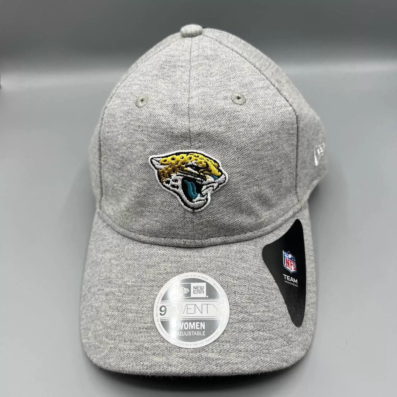 New Era Jacksonville Jaguars Hat Women Gray NFL Strap Back Cap New Size ONE SIZE - 1 Thumbnail