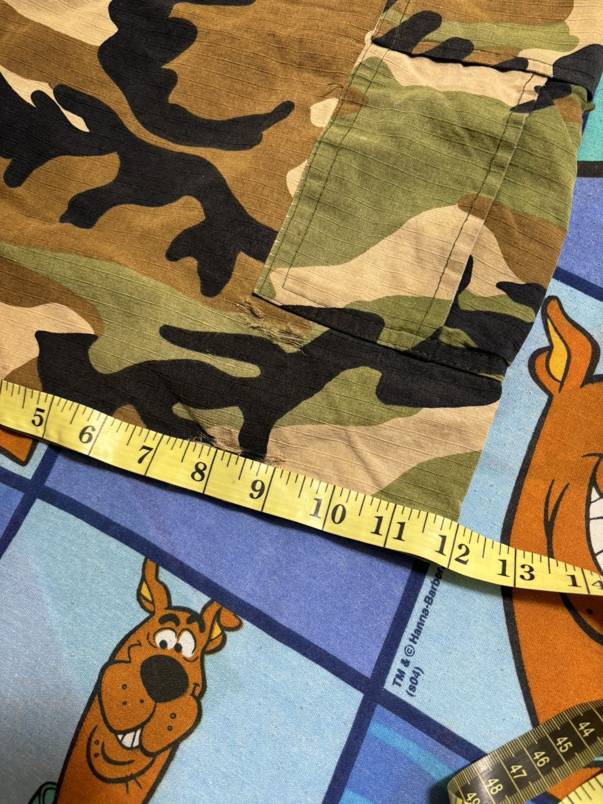 Vintage ***FINAL DROP***RARE 00s CAMO TECHNICAL CARGO SHORT 32-34 Size US 34 / EU 50 - 6 Thumbnail