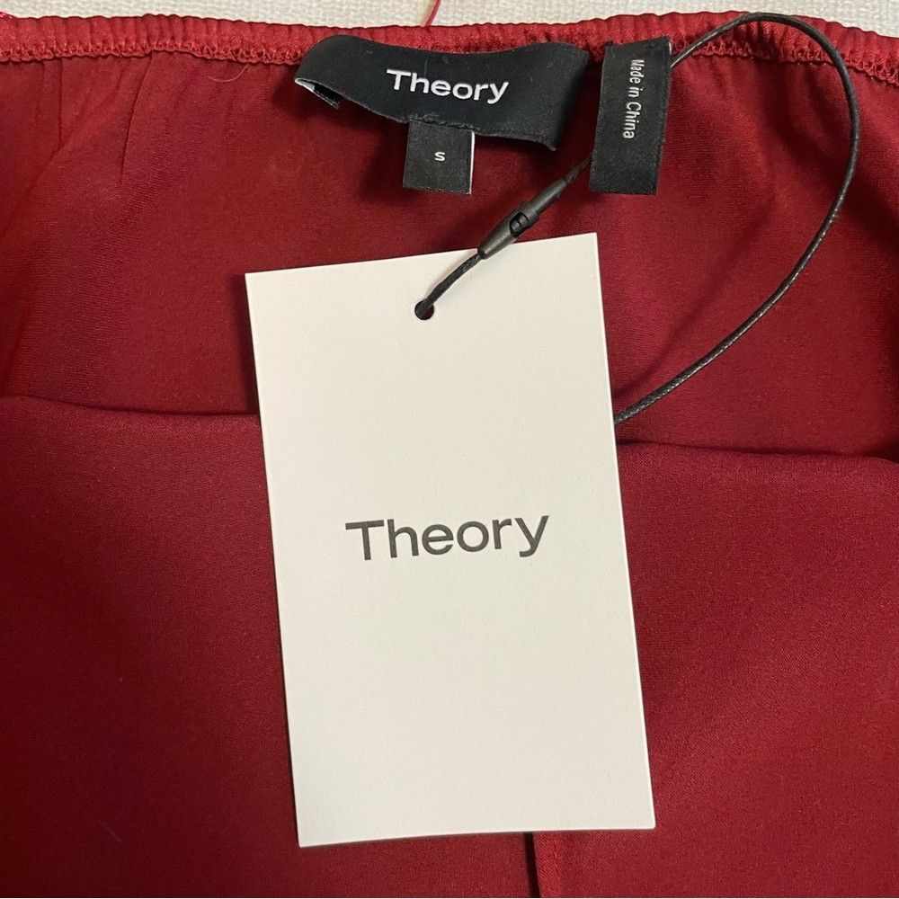 Theory NWT New $255 Theory Silk Red Satin Halter Top Size S Size S / US 4 / IT 40 - 9 Thumbnail