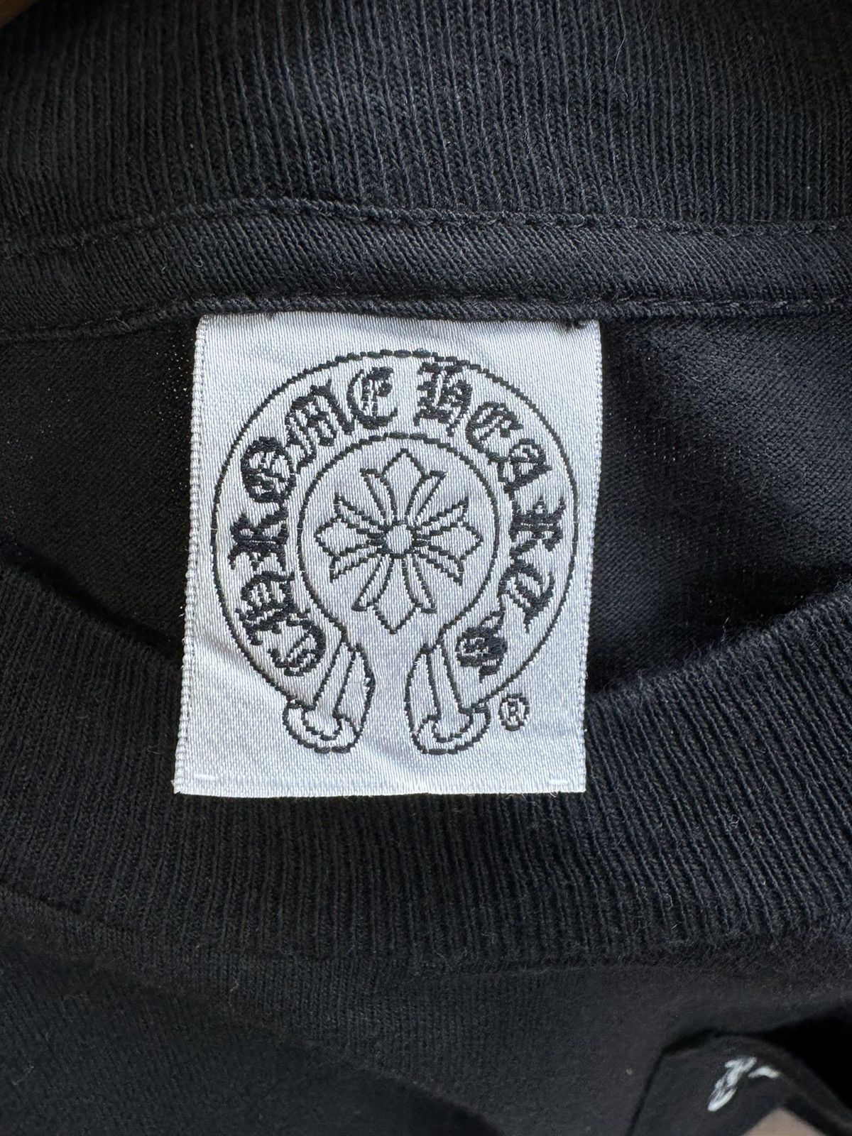 Chrome Hearts CHROME HEARTS Scroll Logo Pocket tee Size US M / EU 48-50 / 2 - 5 Thumbnail