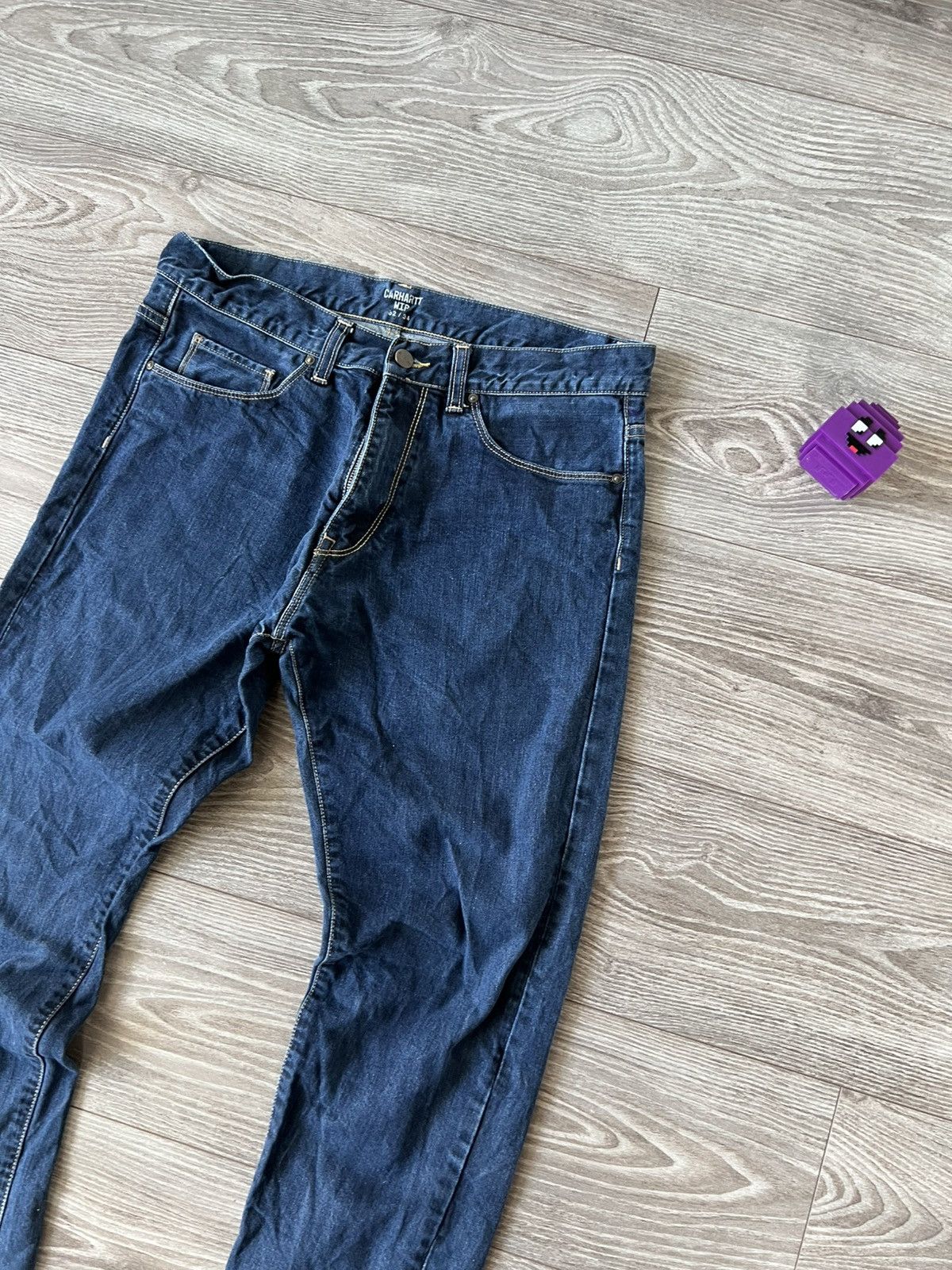 Carhartt Wip Carhartt WIP Blue Denim Selvage Vicious Pant Jeans Size US 32 / EU 48 - 3 Thumbnail