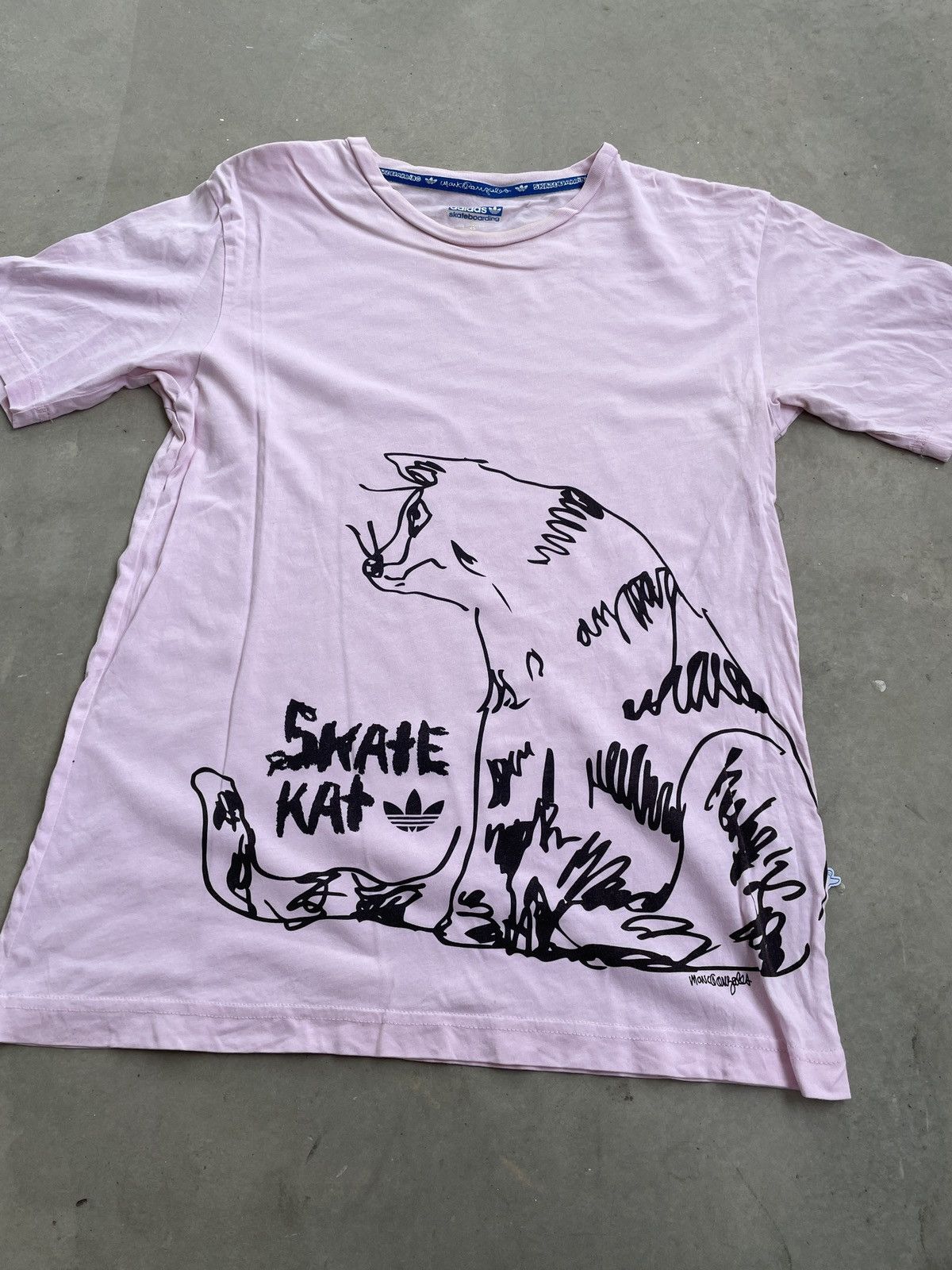 Adidas × Girl Skateboards ADIDAS X MARK GONZALES SKATE KAT TEE Size US XS / EU 42 / 0 - 2 Thumbnail