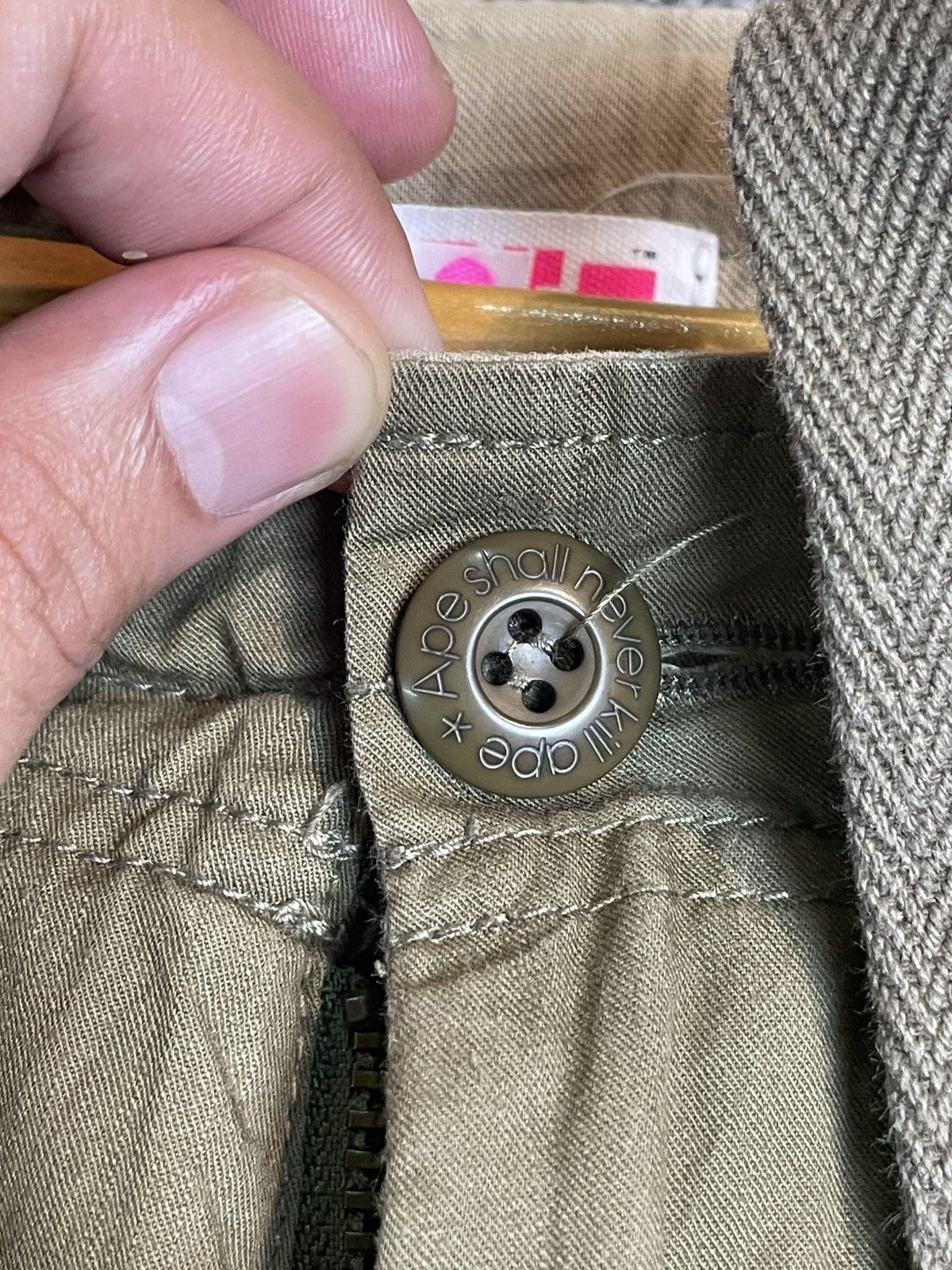 Bape Bathing Ape Cargo Pants (26) Size 31" - 10 Thumbnail