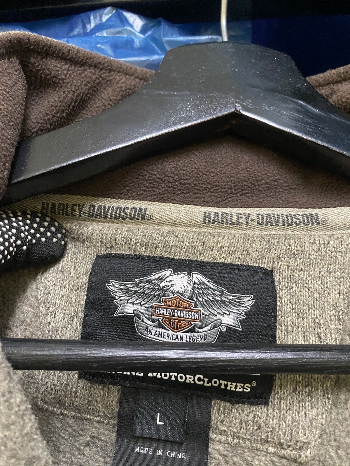 Harley Davidson Harley-Davidson Genuine MotorClothes HalfZip Fleece Pullover Size US L / EU 52-54 / 3 - 9 Thumbnail