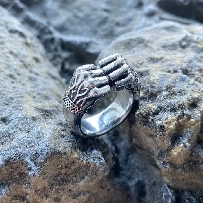 Jewelry Hand Boxing Vintage Ring Size ONE SIZE - 3 Thumbnail