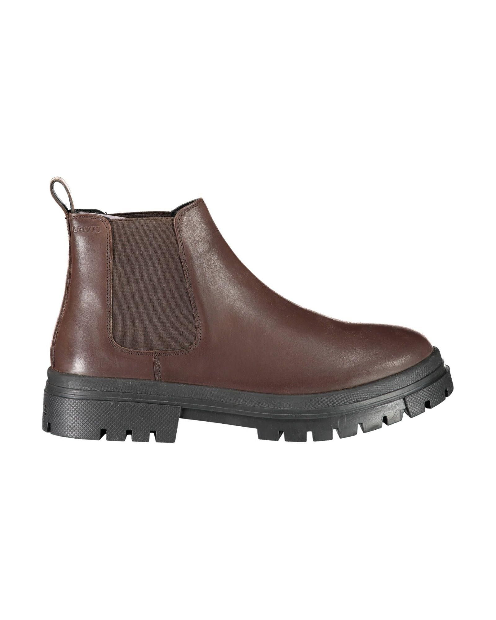 image of Levis Elastic-Sided Polyester Boot in Brown, Men's (Size 11)