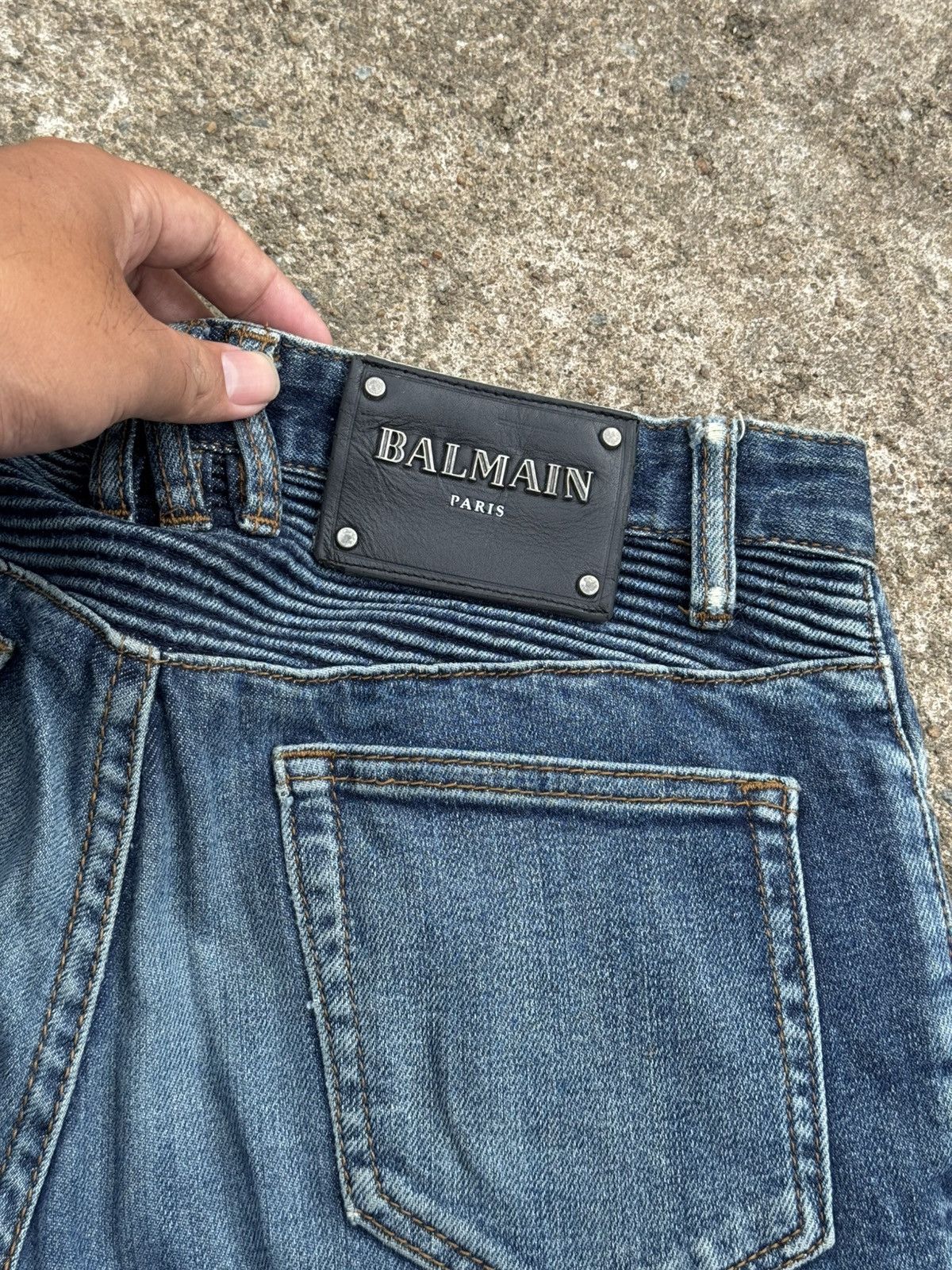 Balmain Balmain Decarnin Biker Denim Size US 30 / EU 46 - 6 Thumbnail