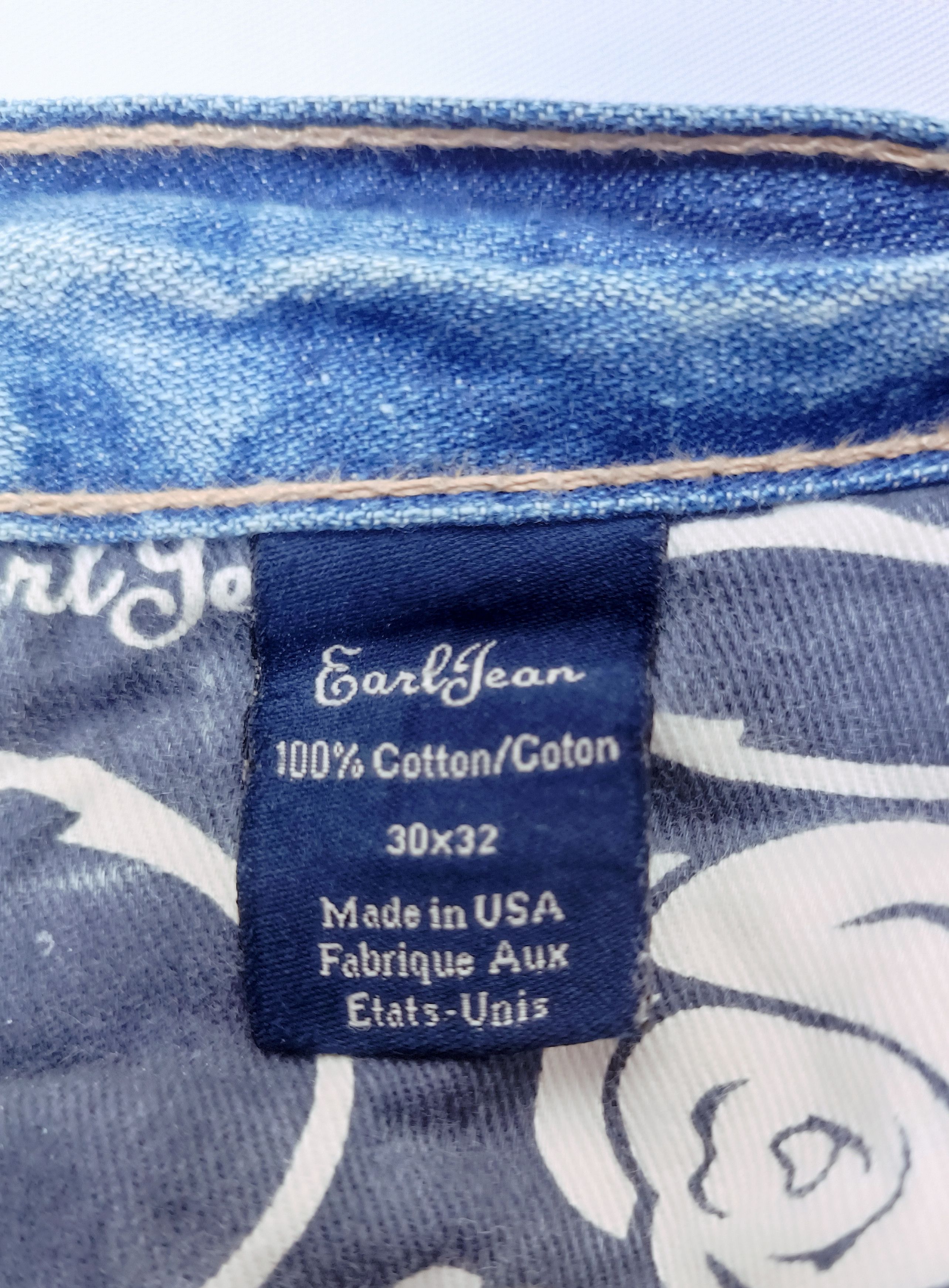 Earl Jeans Vintage Earl Jean Straight Leg Distressed Denim Size US 30 / EU 46 - 11 Thumbnail