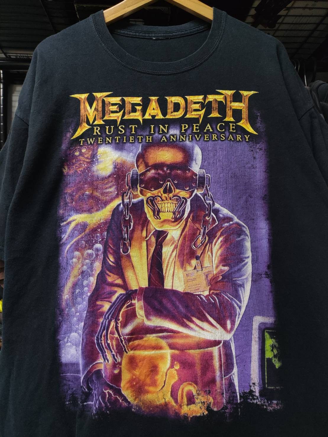 Vintage Limited Megadeth Rust In Peace 20th Anniversary T-Shirt | Grailed