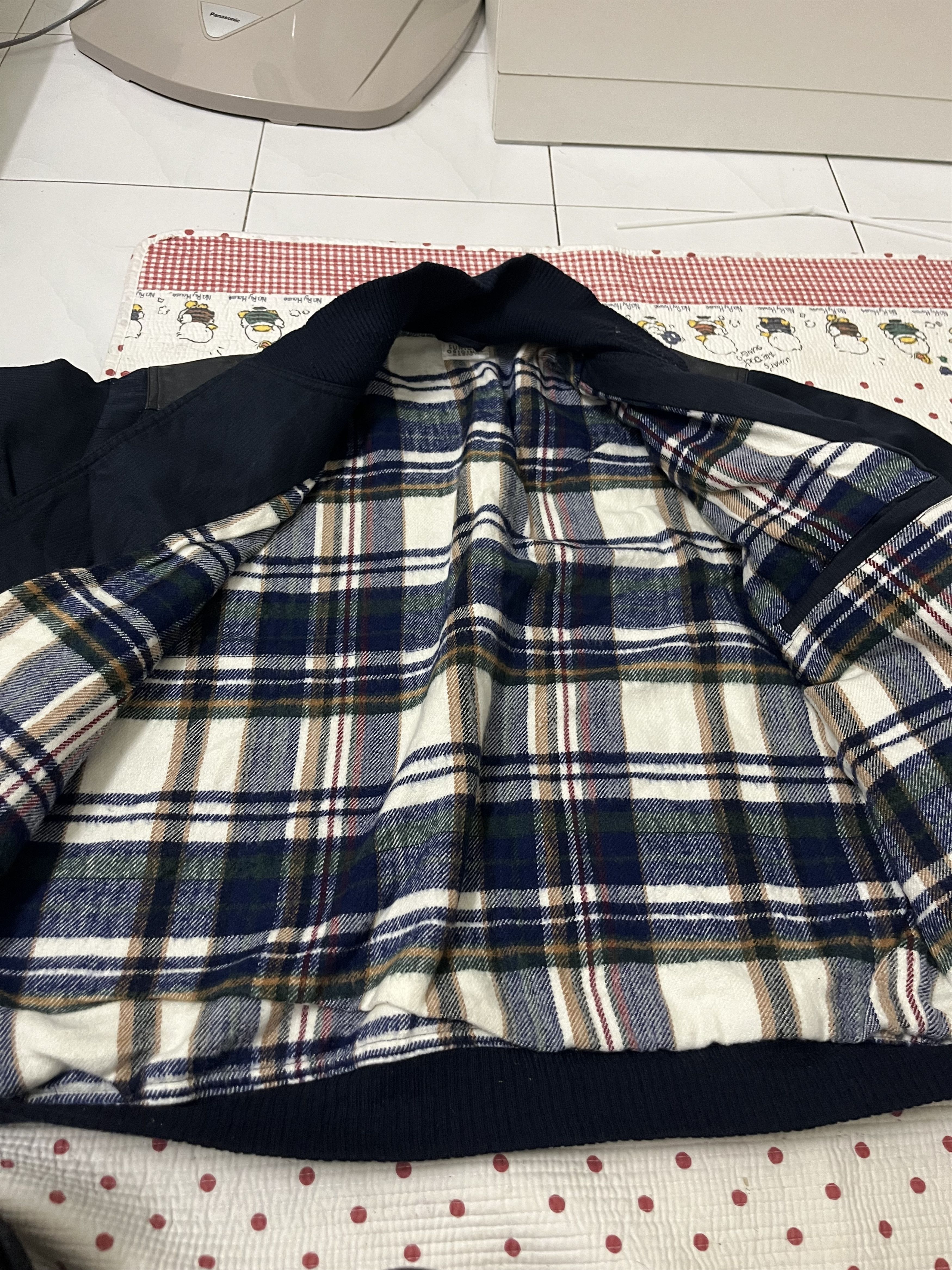 Japanese Brand Boss Coffee Varsity Plaid Jacket Size US L / EU 52-54 / 3 - 4 Thumbnail
