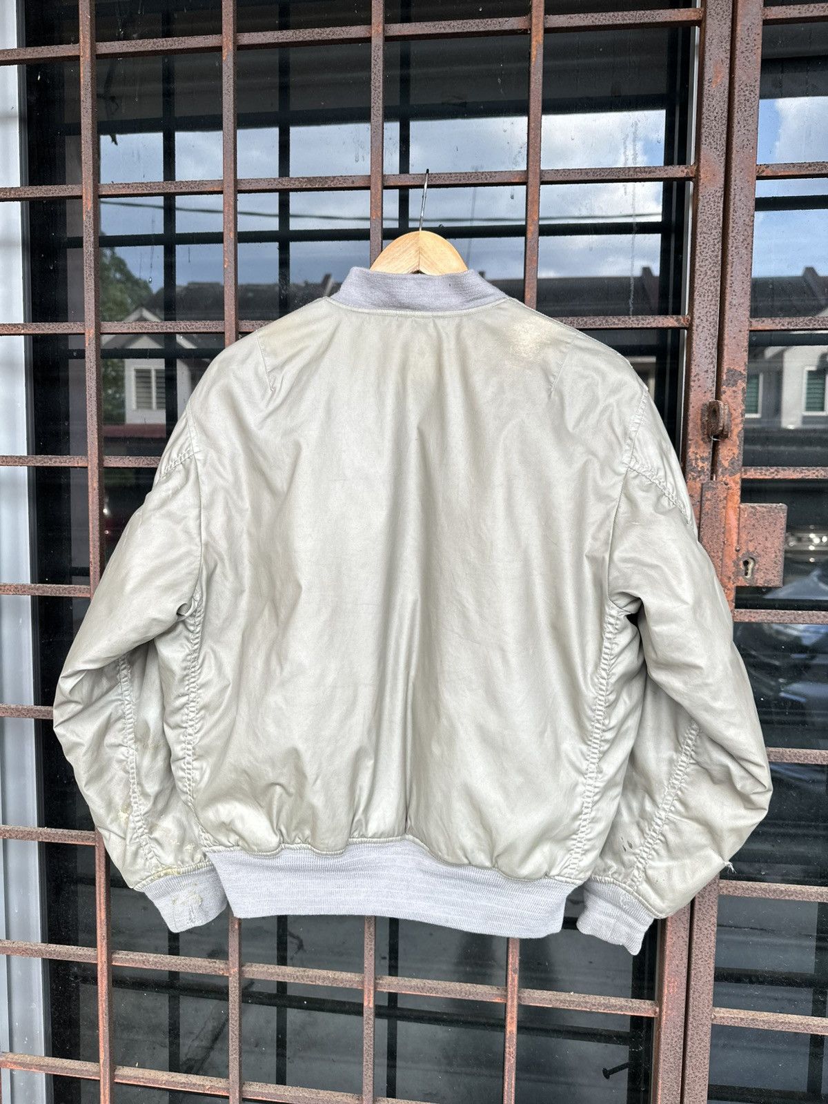 Vintage 🪖Vintage Faded MA-1 Man Intermediate Bomber Jacket Size US M / EU 48-50 / 2 - 8 Thumbnail