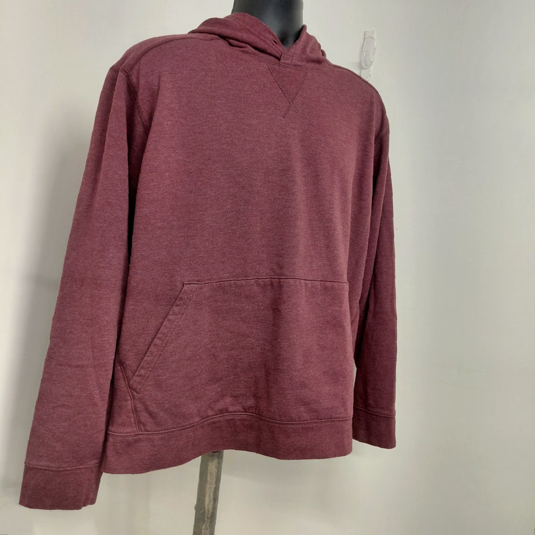Eddie Bauer Eddie Bauer Hoodie Mens XL Burgundy Sweatshirt Pullover Long Sleeve Knit Pocket Logo Read.. Size US XL / EU 56 / 4 - 3 Thumbnail