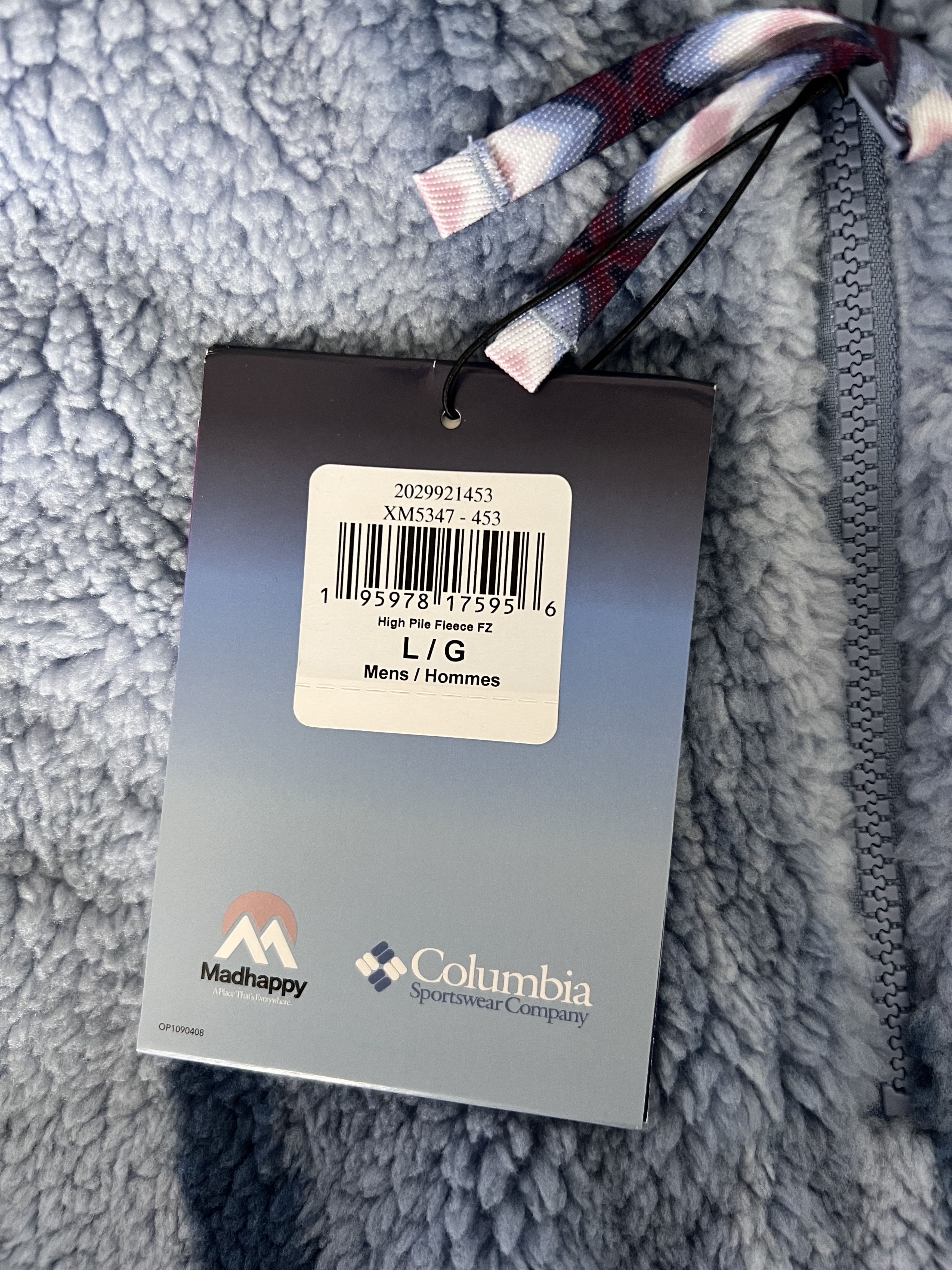 Columbia × Madhappy Madhappy Columbia High Pile Fleece Jacket in Blue Size US L / EU 52-54 / 3 - 7 Thumbnail