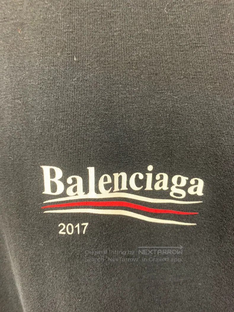 Balenciaga Balenciaga Black Short Sleeve T-Shirt Size US M / EU 48-50 / 2 - 3 Thumbnail