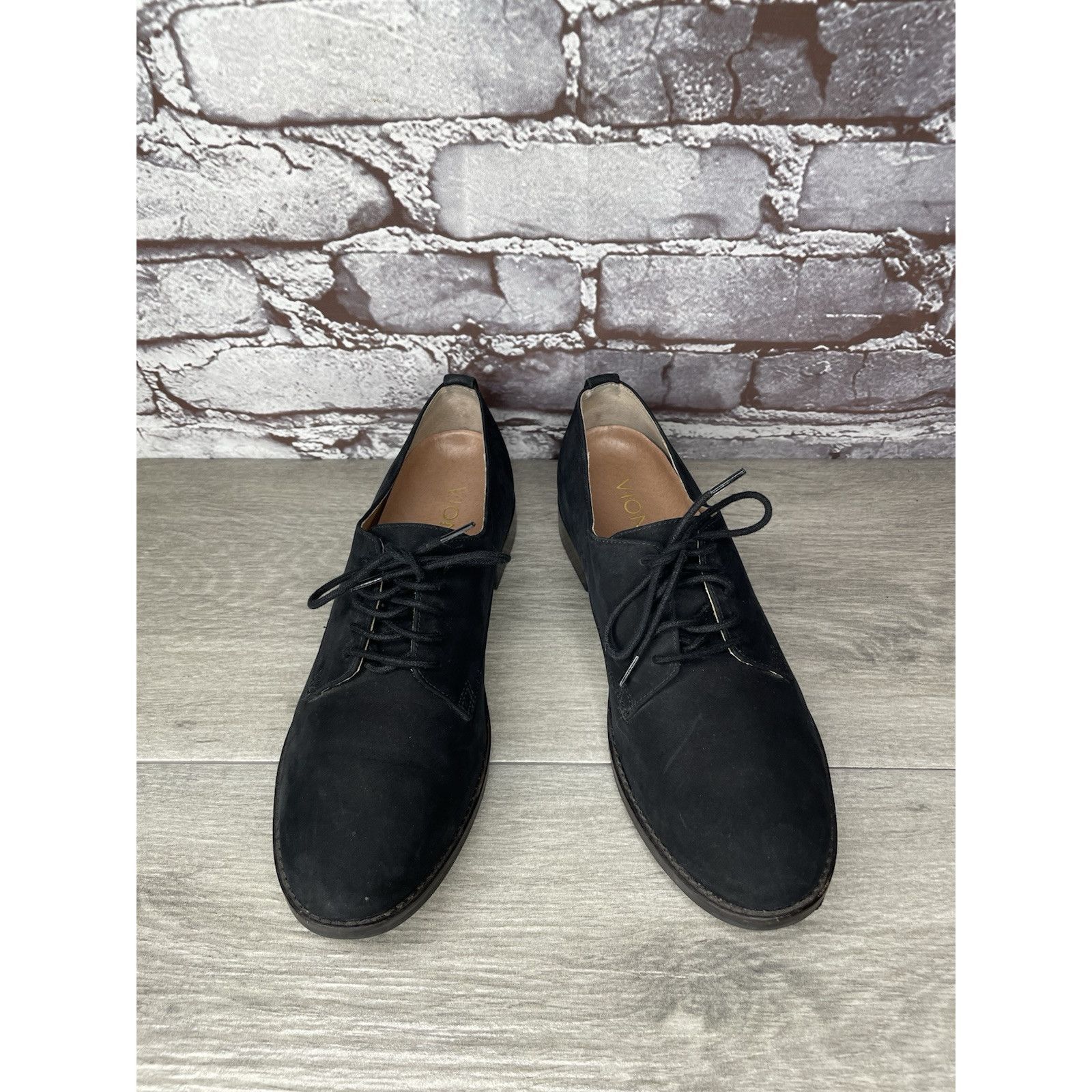 Other Vionic Weslyn Black Leather Oxfords Comfort Casual Shoes Wom Size US 6.5 / IT 36.5 - 2 Thumbnail