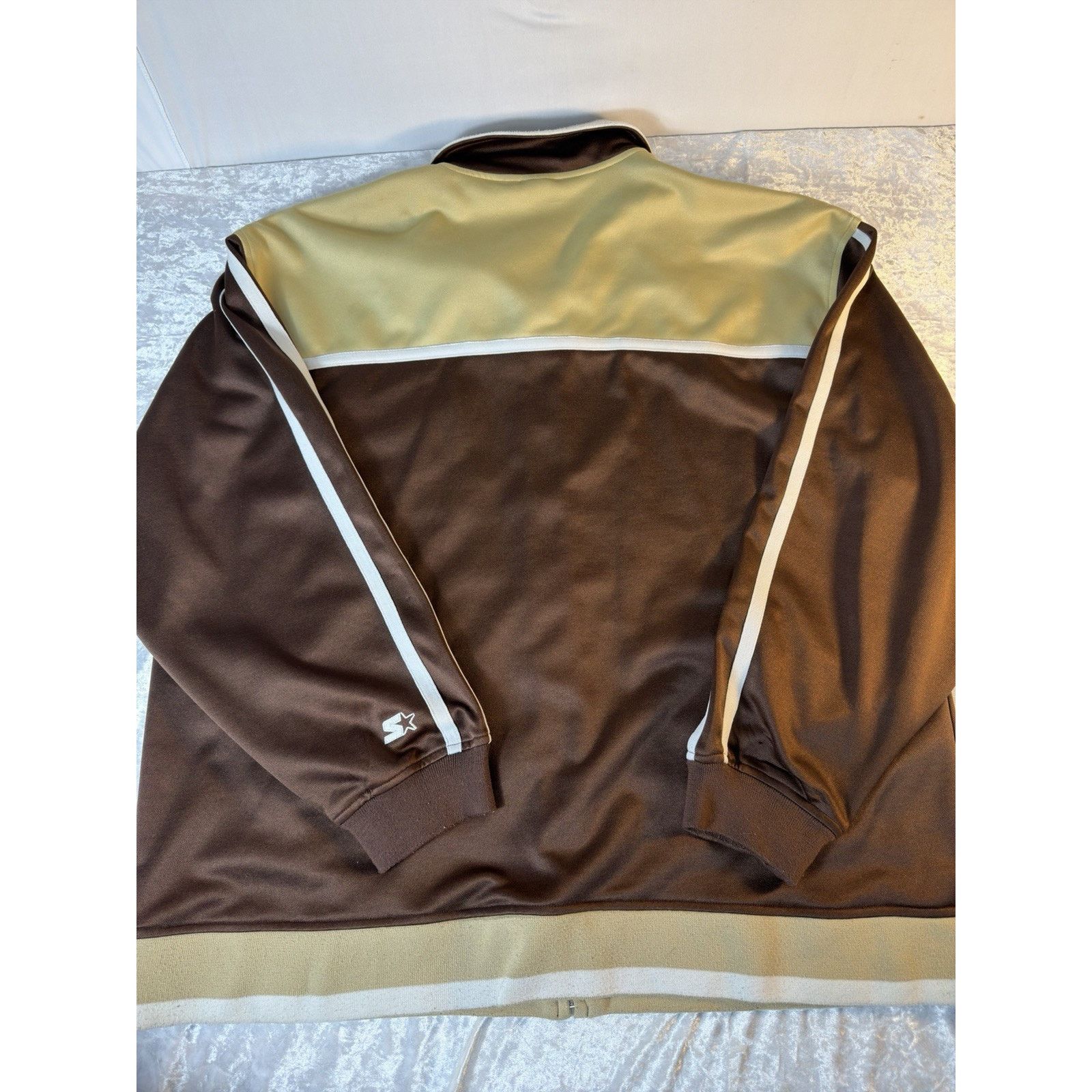 Starter Vintage Starter Tracksuit Y2K Brown Full Zip Jacket Pants XL Size US XL / EU 56 / 4 - 7 Thumbnail