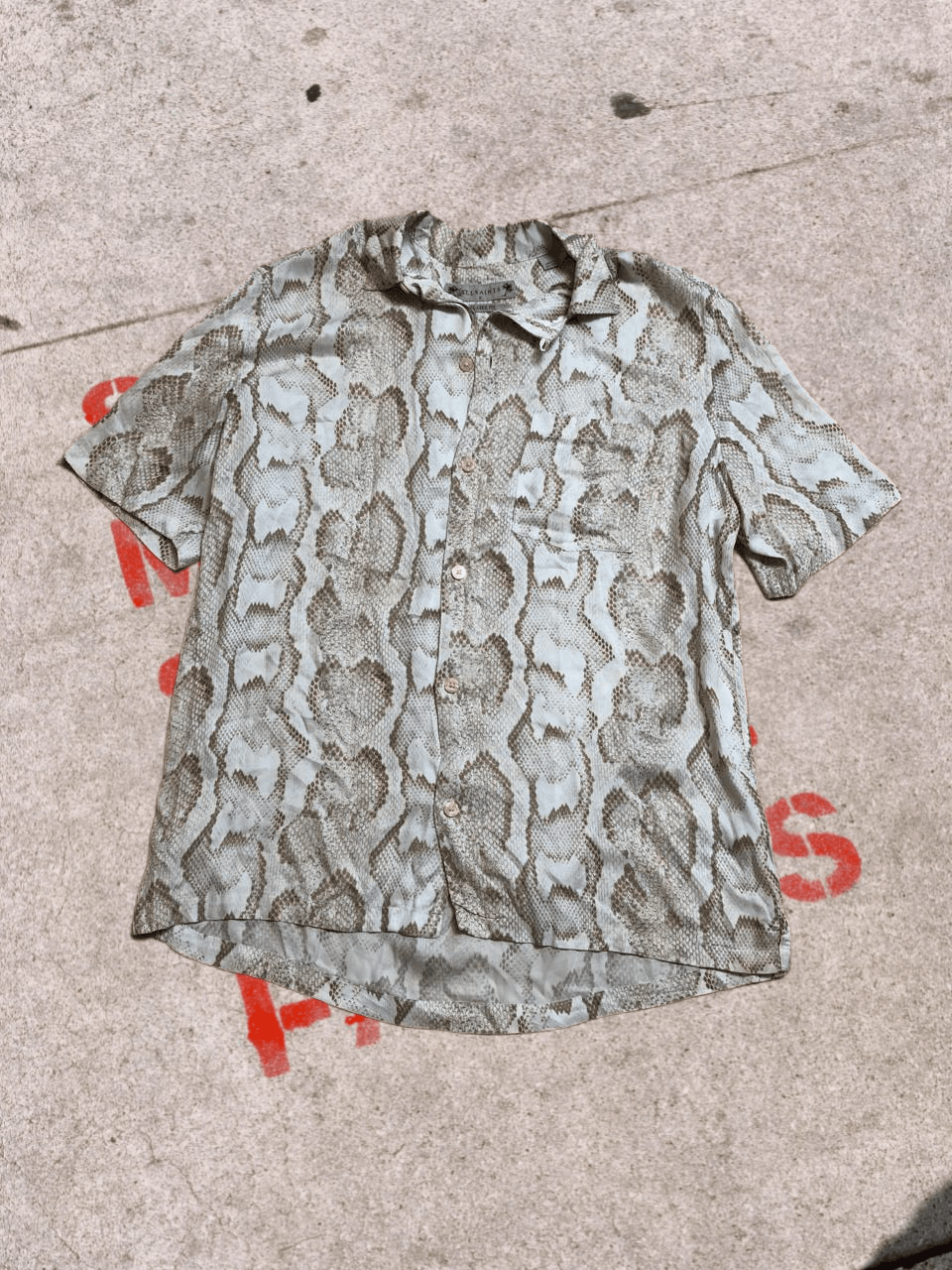 Allsaints ALLSAINTS Men’s Shirt Lightweight Comfortable Size US S / EU 44-46 / 1 - 1 Thumbnail