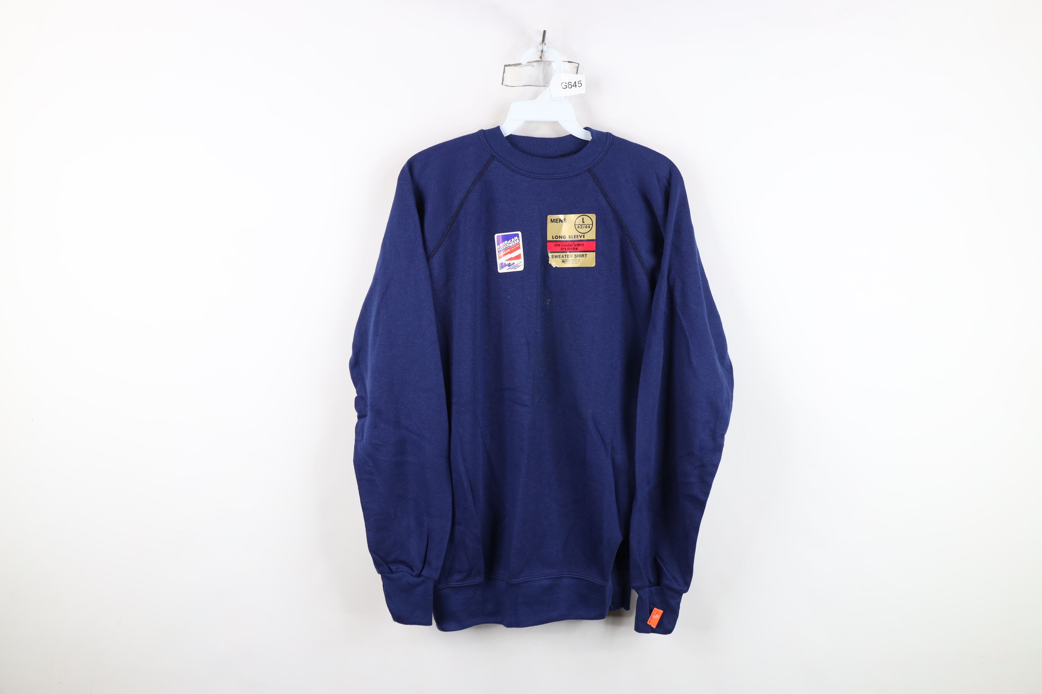 Vintage Deadstock Vintage 70s Streetwear Crewneck Sweatshirt USA Size US L / EU 52-54 / 3 - 1 Thumbnail