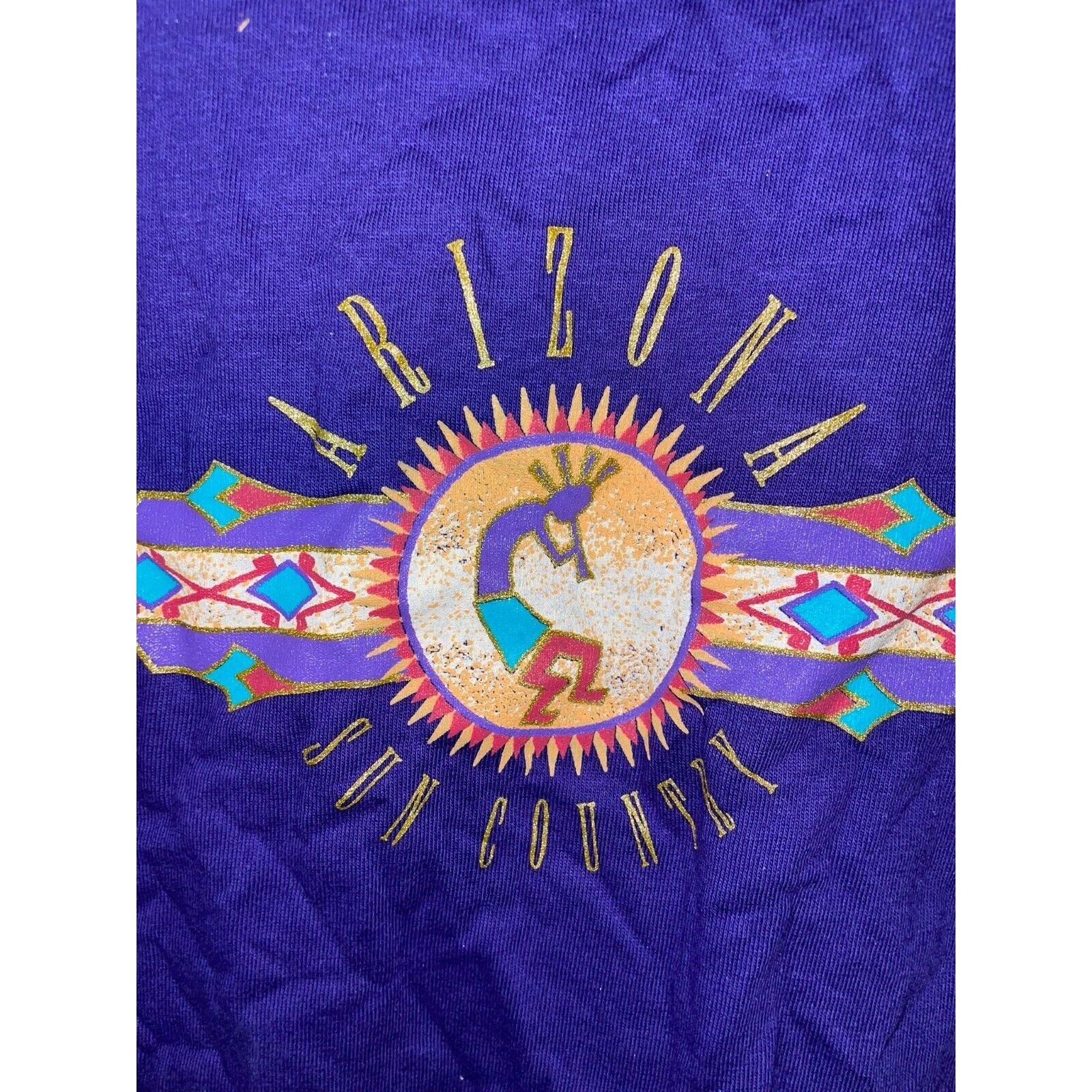 Arizona Jean Co. Vintage Kokopelli Shirt Womens Arizona Sun Country Tee 90s L Size L / US 10 / IT 46 - 2 Thumbnail