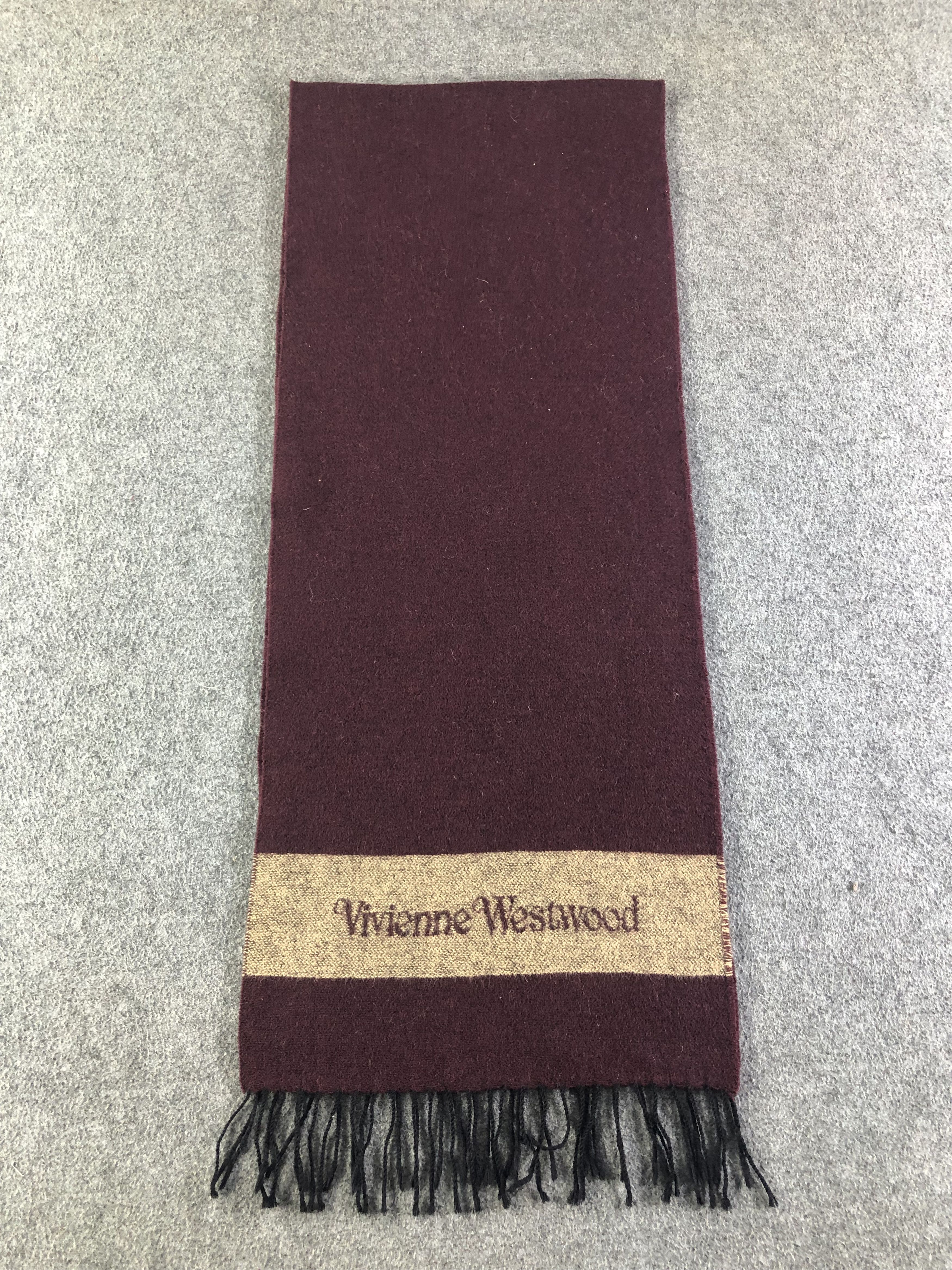 Vivienne Westwood Vivienne Westwood Wool Scarf / Muffler / Neckwear SS1391 Size ONE SIZE - 3 Thumbnail