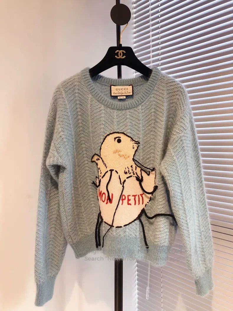 Gucci Gucci Blue sweater Size XS / US 0-2 / IT 36-38 - 2 Thumbnail