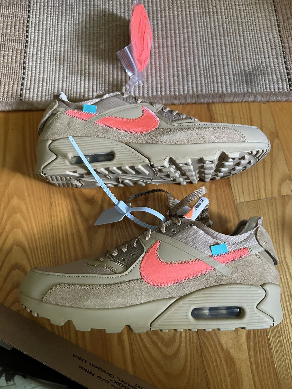 Off-White x Nike Air Max 90 Desert Ore