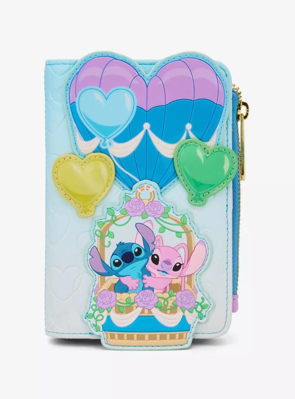 Loungefly Lilo/ Stitch Angel & Stitch Hot Air Balloon Wallet